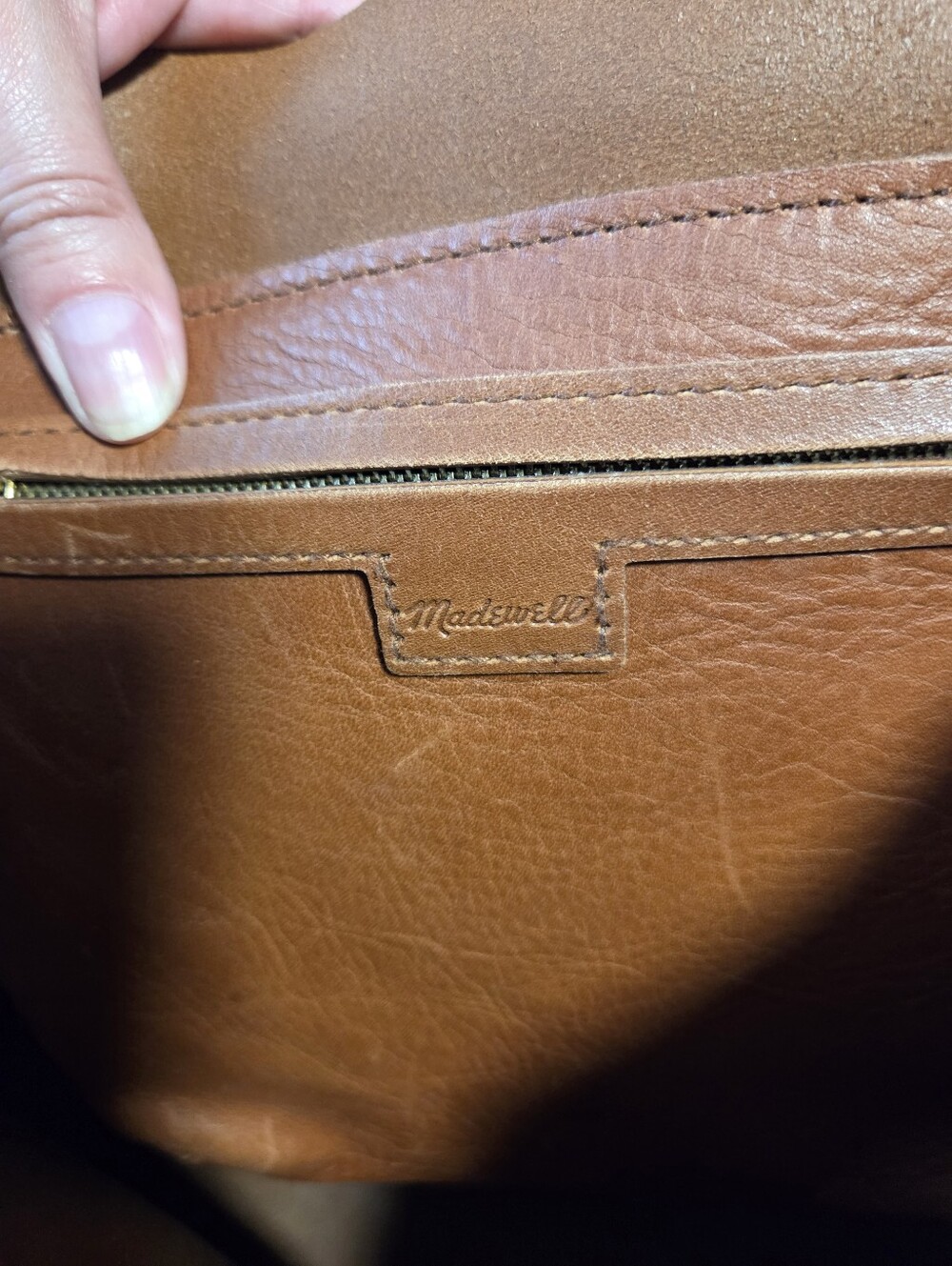 Madewell Classic Leather Tote Unlined - Picture 7 of 7